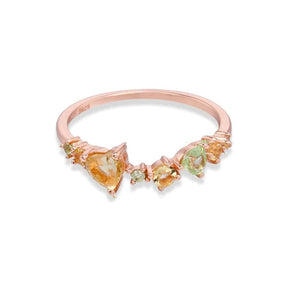 Mystic Rainbow Citrine Ring