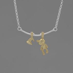 Muppet Bear Silver Necklace