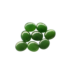 Natural Green Jasper Gemstone Cabochons Oval