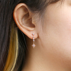 Asymmetric Star Earrings