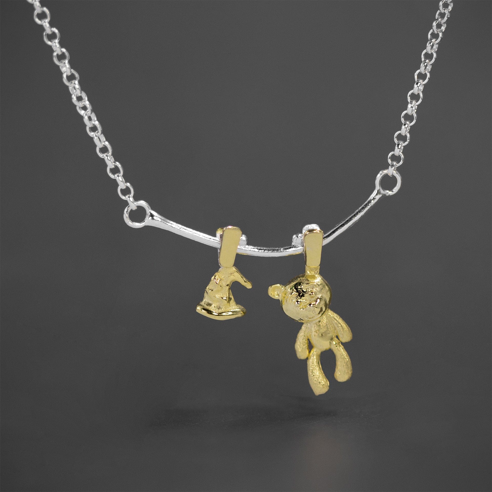 Muppet Bear Silver Necklace