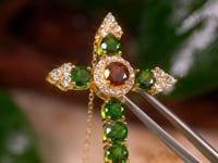 ‘Green Garden’Collection Cross Pendant