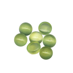 Natural Prehnite Round Gemstone Cabochons