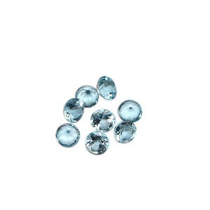 Natural Sky Blue Topaz Round