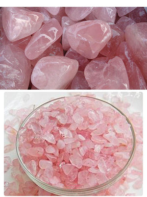 Natural Pink Crystal Gemstone Cabochons Round