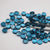 Natural London Blue Topaz Gemstone Cabochons Round