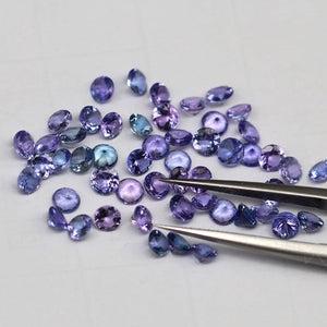 Natural Tanzanite Gemstone Round