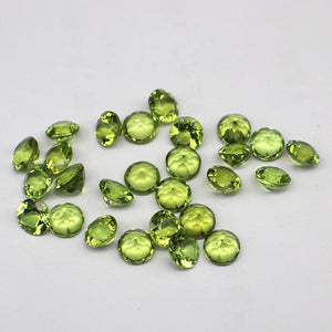 Genuine Natural Green Peridot Round