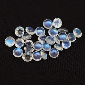 Natural Blue Moonstone Round