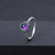 Amethyst Heart Ring