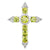 Peridot Cross Pendant