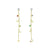 Spinel Tassel Star And Moon Earrings