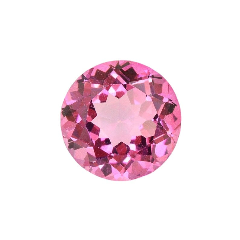 Natural Pink Topaz Round