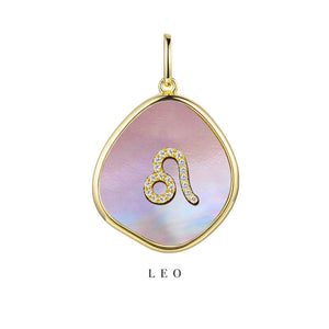 12 Zodiac Signs Custom Pendant