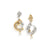 Gold Star Dangle Earrings