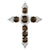 Smoky Quartz Cross Pendant