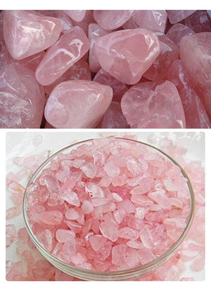 Natural Pink Crystal Gemstone Cabochons Oval