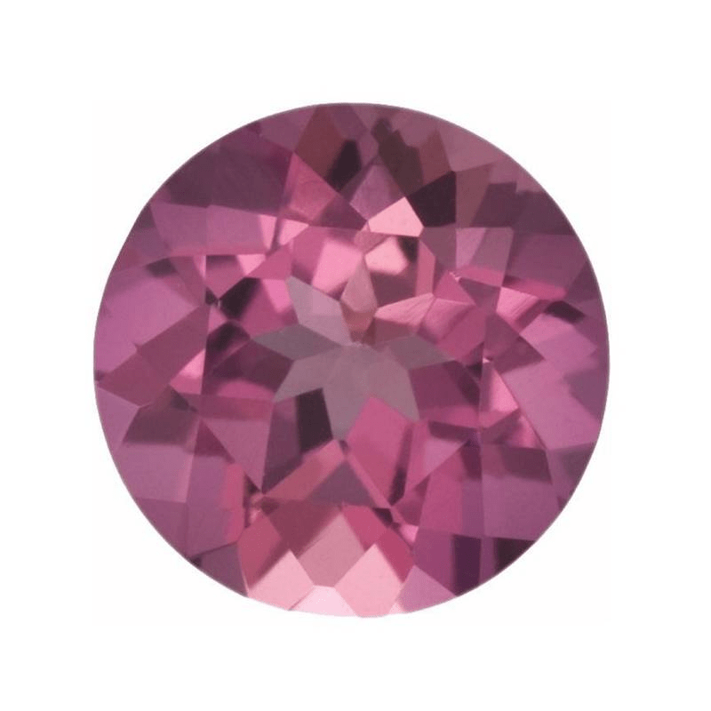 Natural Pink Rubellite Tourmaline Round