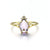 Teardrop Amethyst Ring