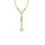 Y-shaped Natural Pearl Topaz Necklace