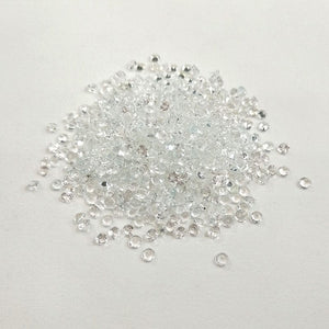 Natural White Topaz Round