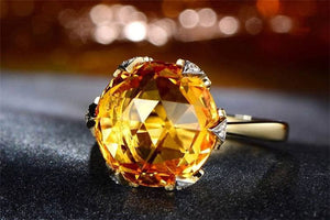 Natural Citrine Round