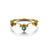 Transcendent Blue Topaz  Arch ring