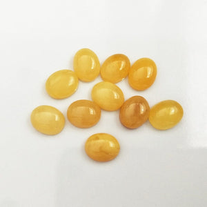 Natural Beeswax Stone Gemstone Cabochons Oval