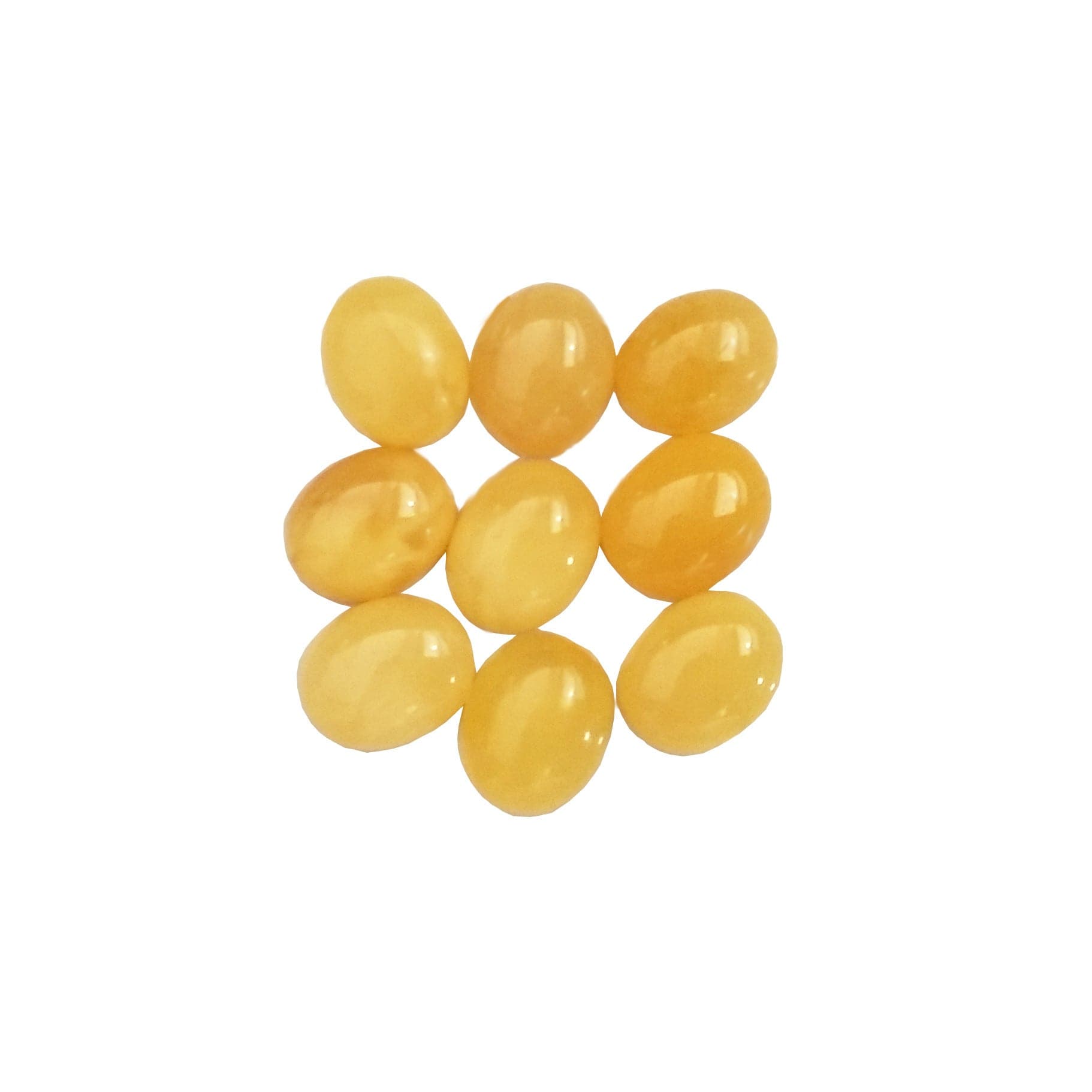 Natural Beeswax Stone Gemstone Cabochons Oval