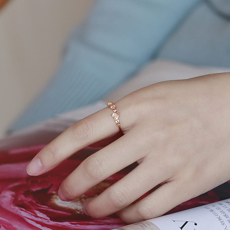 Mystic Rainbow Citrine Ring