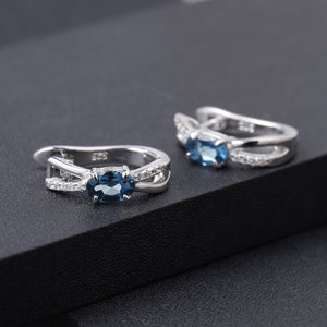 London Blue Topaz Earrings