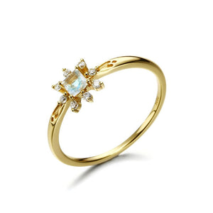 Shimmering Moonstone Ring