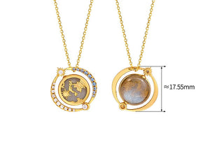 Romantic Planet Reversible Pendant