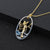 Attention-grabbing Openworked Figure Topaz Pendant