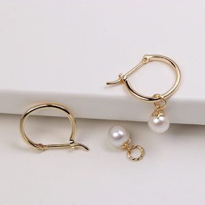 Minimalist Pearl Earrings