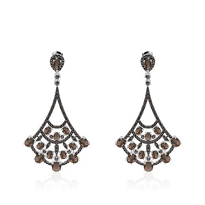 Drop-shaped Gemstone Earrings