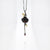 Black Rose Red Garnet Pendant