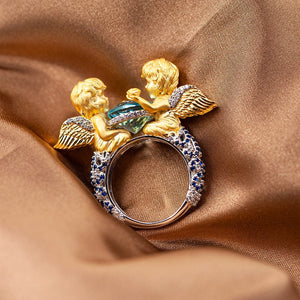 Guardian Angel London Blue Topaz ring