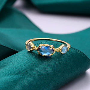 Gorgeous Blue Topaz Ring