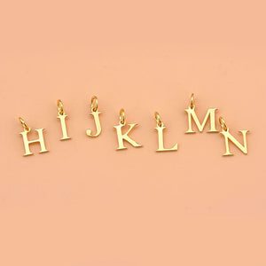 Accessories-Gold Alphabet Letter Pendants