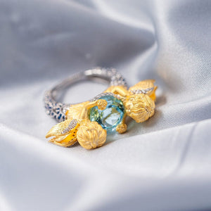 Guardian Angel London Blue Topaz ring