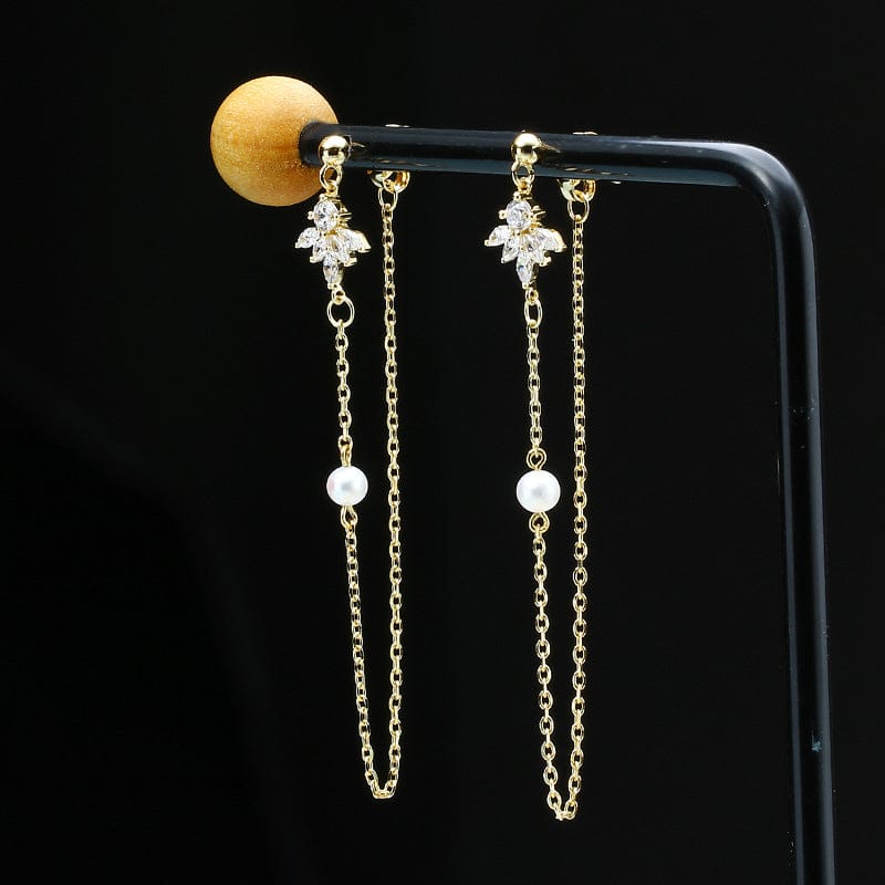 Tassel Pearl Earrings