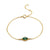 Vintage  Green Zirconium Bracelet