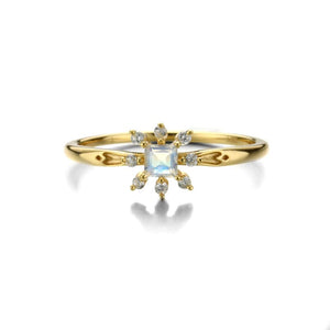 Shimmering Moonstone Ring