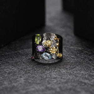 Openwork Flower Ring