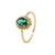 Green Crystal Ring