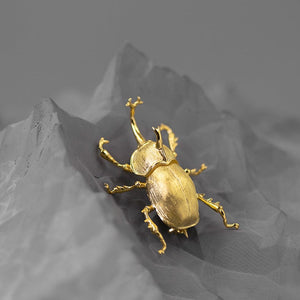 Beetle Brooch