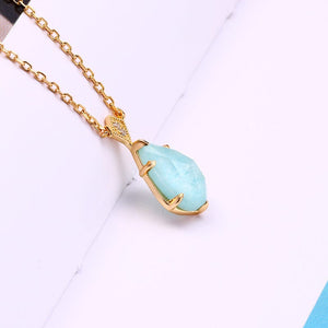 Teardrop Amazonite Pendant