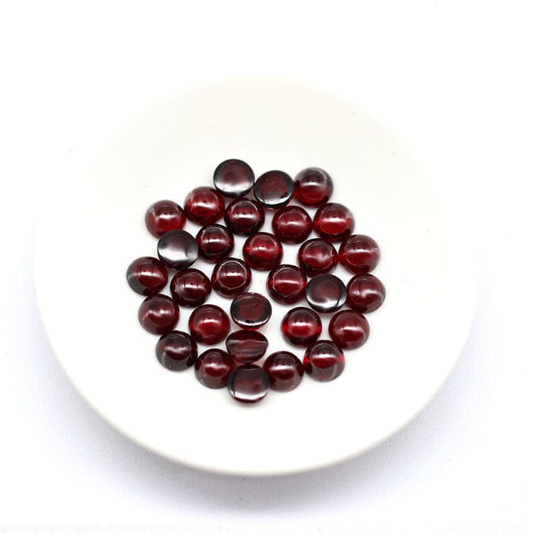 Natural Pyrope Garnet Gemstone Cabochons round