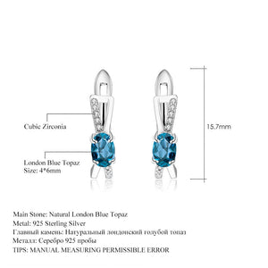 London Blue Topaz Earrings